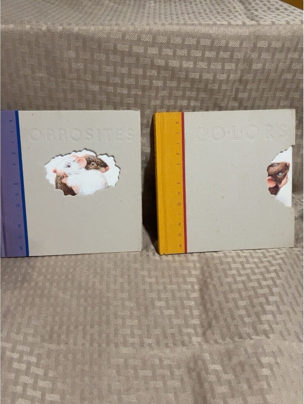 Monique Felix Mouse Books The Opposites & The Colors 1993 Hardcover NOS Lot of 2